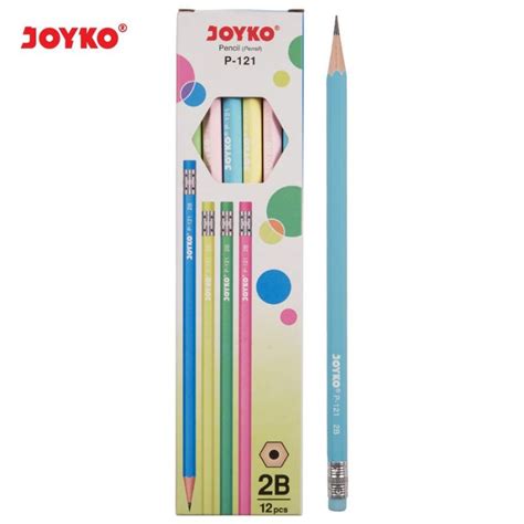 Jual Pensil 2b Joyko P 121 1pak 12pcs Shopee Indonesia