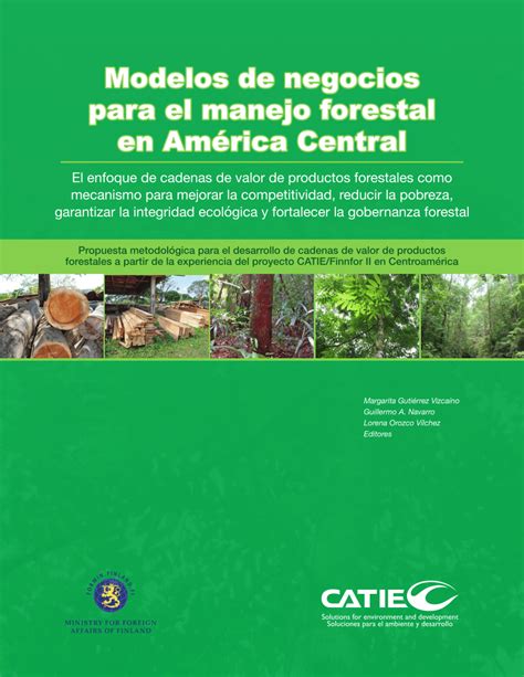 Pdf Modelos De Negocios Para El Manejo Forestal En América Central