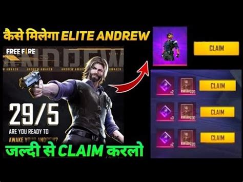 How To Get Elite Andrew How To Awaken Andrew Elite Andrew Free Fire