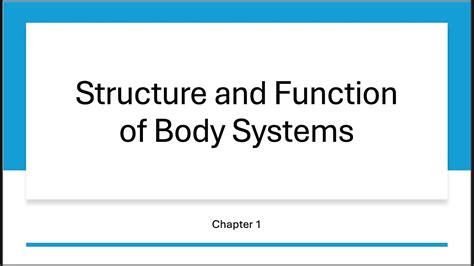 Chapter 1 Structure And Function Of Body Systems NSCA CSCS YouTube