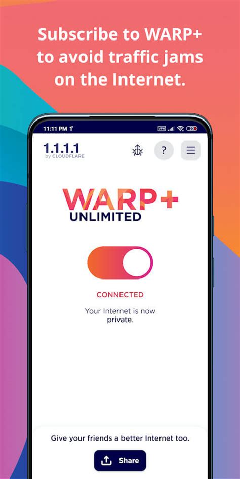 1111 Dns V647 Mod Apk Premiumfree Warp Download