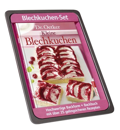 Kleine Blechkuchen Hochwertige Backform Plus Backbuch Hochwertige