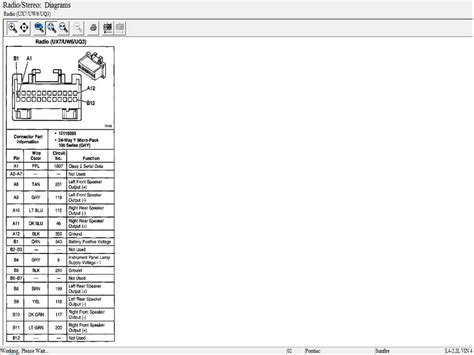 2003 Pontiac Grand Am Stereo Wiring Diagram Homemadeal