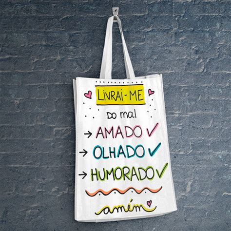 Ecobag Sacola Ecológica Frases Motivacionais Frase Cód 37