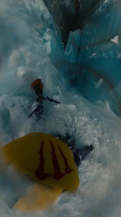 Skier Miraculously Survives Falling Into Deep Crevasse Jukin Licensing