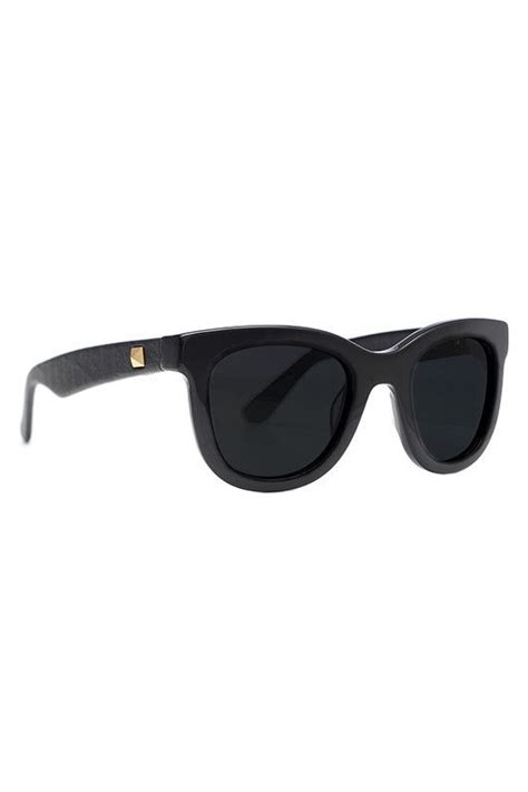 New York Sunglasses In Black New York Sunglasses Black Black Frame Black Leather Anine