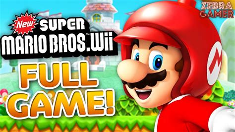 New Super Mario Bros Wii Full Game Walkthrough Youtube