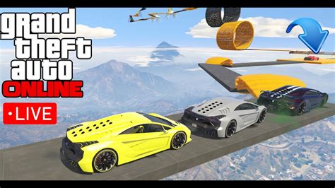 Gta Live Online Parkour Stunt Race Streaming K Fps Part