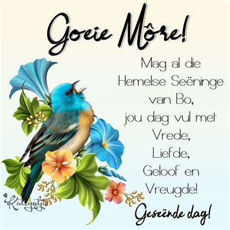 Goeie M Re Goeie More Good Night Flowers Lekker Dag