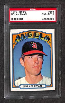 1972 Topps 595 Nolan Ryan PSA 8 NM MT 40386000 EBay