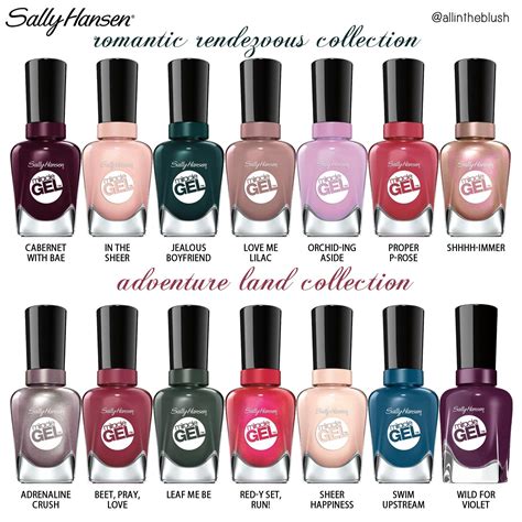 Review Sally Hansen Miracle Gel Travel Stories Collections Artofit