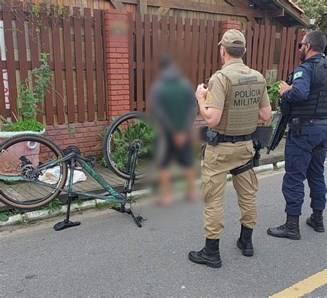 Ladr O Detido E Revela Esconderijo Onde Mantinha Bicicletas Furtadas