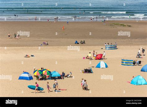 Croyde Beach, Croyde, Devon, England, United Kingdom Stock Photo - Alamy