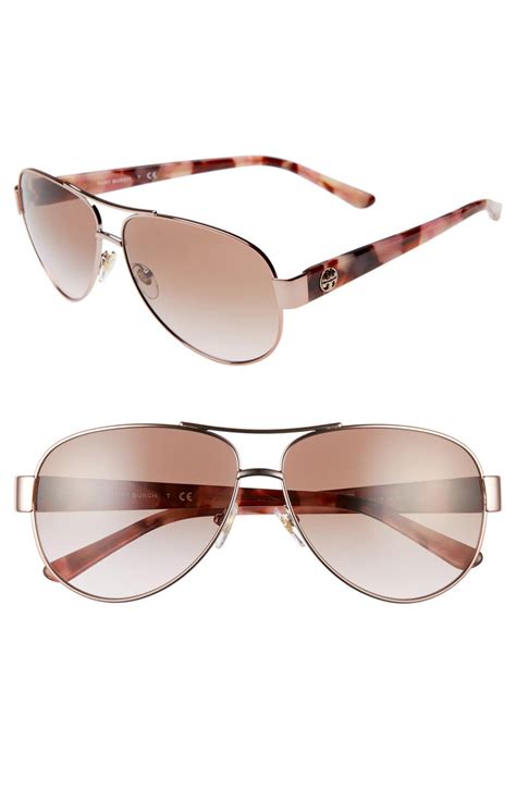 Tory Burch 60mm Aviator Sunglasses Nordstrom