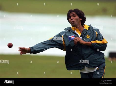 Pakistans Mohammed Asif Nets Session Brit Oval Hi Res Stock Photography