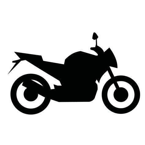 diseño de vector de silueta de motocicleta 6476250 Vector en Vecteezy