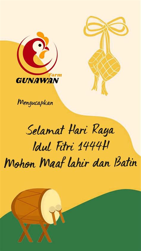 Mengucapkan Selamat Hari Raya Idul Fitri 1444h Mohon Maaf Lahir Dan