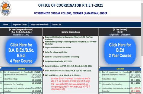 Rajasthan Ptet Seat Allotment 2021 Round 1 Result To Be Released Today