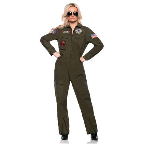 Maverick Flight Suit Costume For Women Top Gun Ubicaciondepersonas