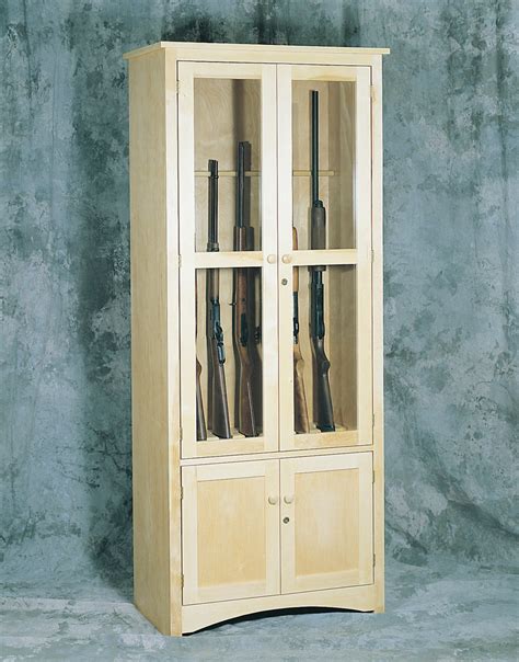 Gun Cabinet Woodworking Plan 066d 1520 House Plans And More