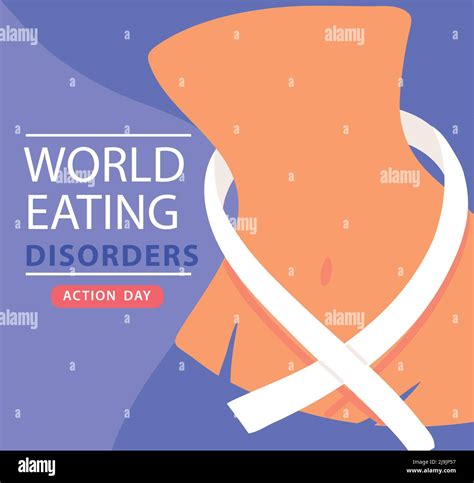 World Eating Disorders Awareness Stock Vector Image And Art Alamy