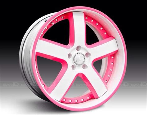 Pink N White Pink Truck Rims For Cars Pink Rims