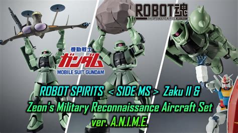 Robot Spirits Side Ms Zaku Ii Zeon S Military Reconnaissance