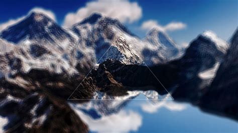 Sunlight Landscape Mountains Digital Art Nature Reflection Sky