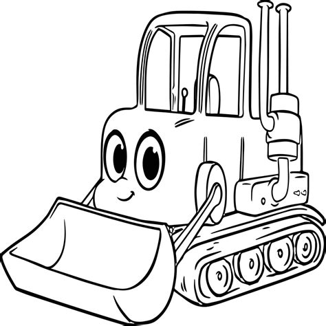 25 Best Ideas For Coloring Backhoe Coloring Page