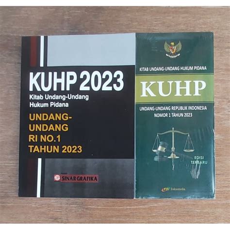 Jual Kitab Undang Undang Hukum Pidana Kuhp Nomer Tahun Edisi