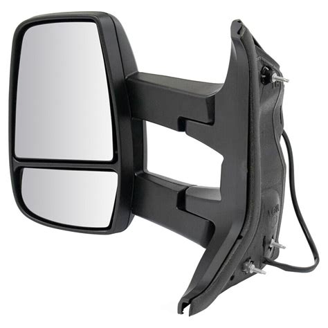 Door Mirror Power Textured Black Long Arm Design Mirror TRQ MRA08788 EBay