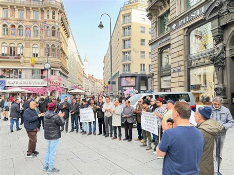 Vienna Afghan Diaspora Protests Against Pakistan S Aerial Aggression Extrajudicial Killings