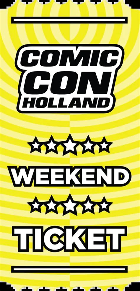 Buy your tickets for Comic Con Holland