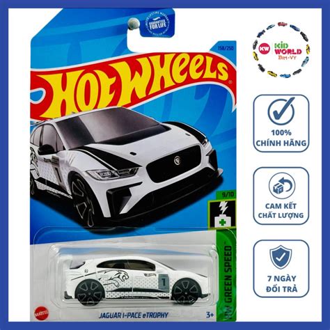 Xe mô hình Hot Wheels basic Jaguar I Pace eTrophy HKK Shopee Việt Nam