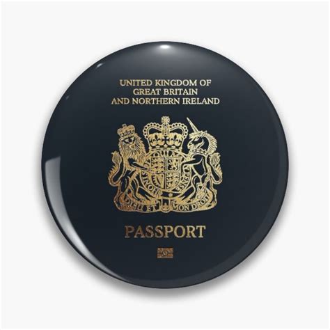 British Passport Cover Pin For Sale By Captain7 Redbubble