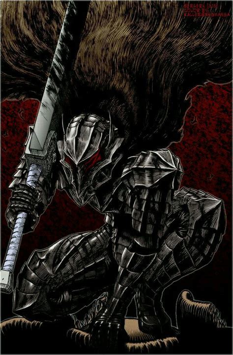 Berserk Dark Knight Guts Berserk Dark Souls Manga