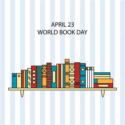 Premium Vector | April 23 world book day vector