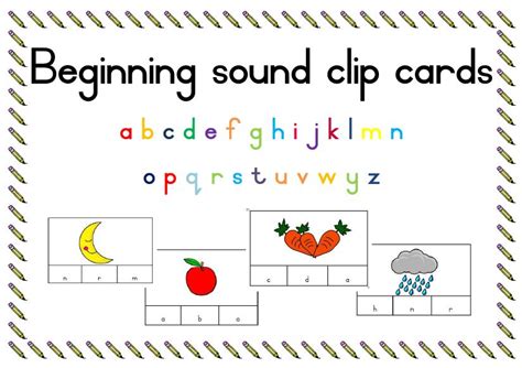 Beginning Sound Clip Cards • Teacha