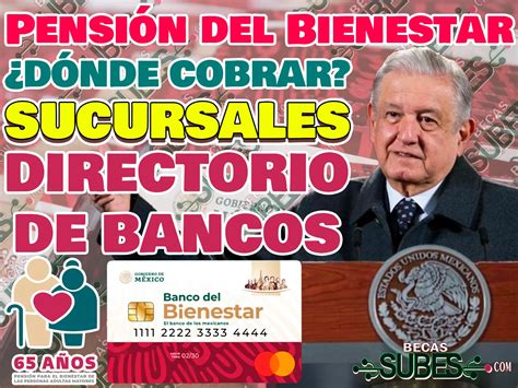 Dónde Y Cuándo Cobrar Las Pensiones Del Bienestar Directorio De