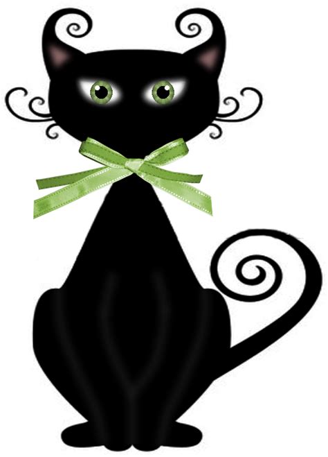 Halloween Clipart Witches Black Cats Clip Art Silhouettes