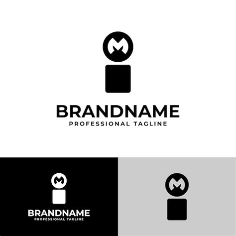 Premium Vector Letters Im And Mi Monogram Logo Suitable For Business