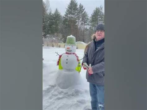 Снеговик рекордсмен ☃️☃️☃️ ️🥕🥕🥕😉 - YouTube