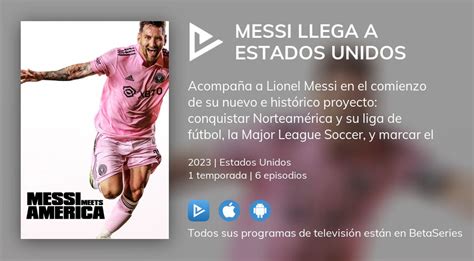 Ver Messi Llega A Estados Unidos En Streaming