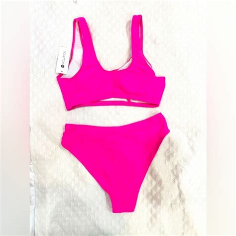 Holipick Swim Holipick Two Piece Bikini Set Underboob Bikini Sexy Push Up High Waisted