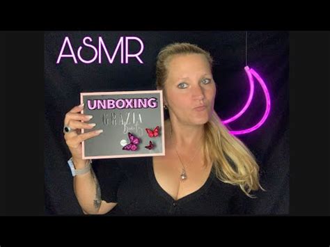 Asmr German Deutsch Unboxing Glossy Box Grazia Whispering Tapping