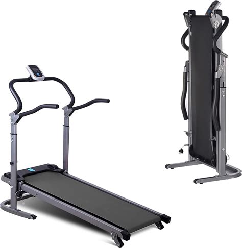 Amazon.com : Folding Manual Treadmill, Compact Non Electric Under Desk ...