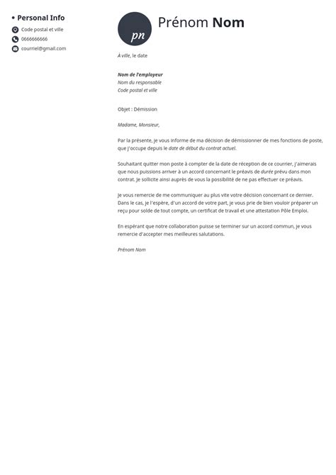 Lettre De Demission Cdd Pour Cdi Lettre Hot Sex Picture