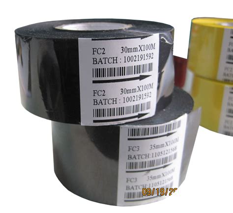 FC3 Type Black Color 30mm 122m Hot Foil Ribbon China Hot Foil Ribbon