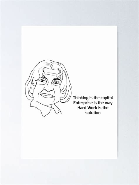 "Sketch Dr. APJ Abdul Kalam" Poster for Sale by ramanandr | Redbubble