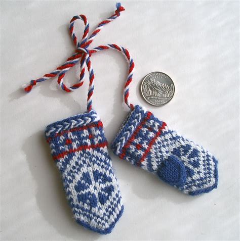 Mitten Miniatures Miniature Knitting Christmas Knitting Stocking